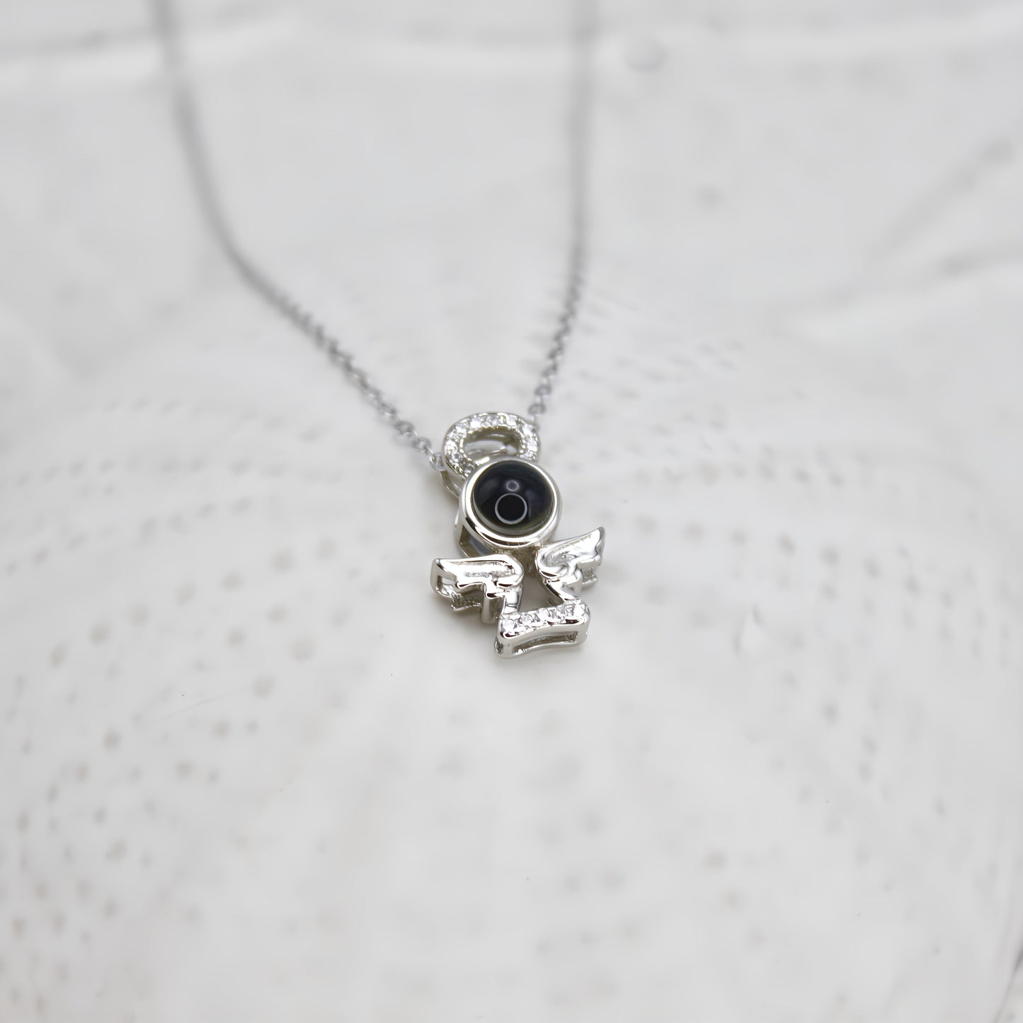 Small Angel Projection Necklace