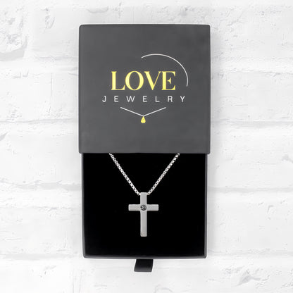 Full Cross Projection Necklace