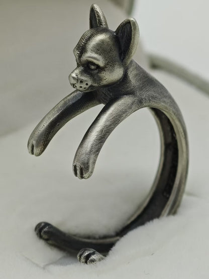 Chihuahua Wrap Ring