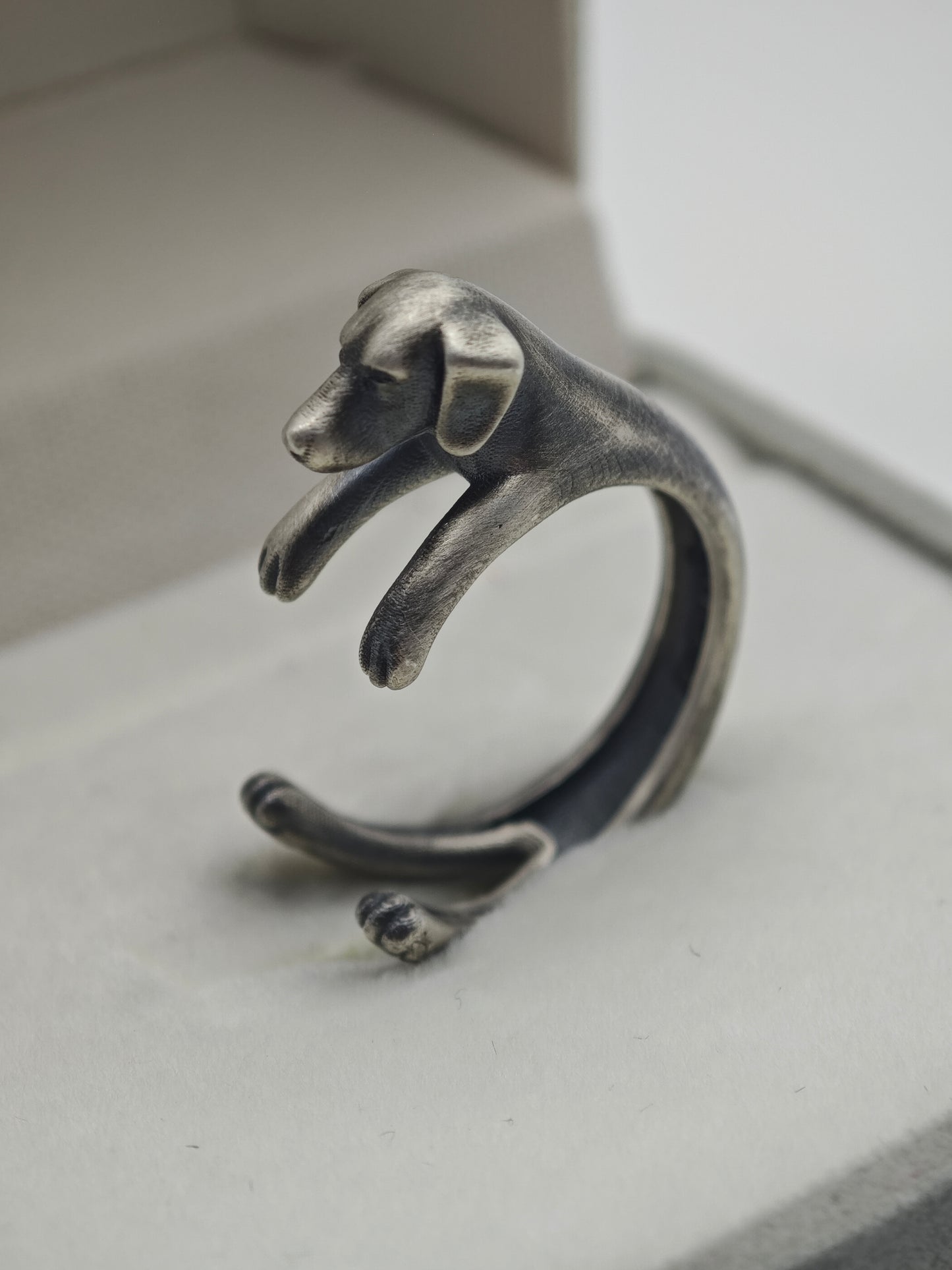 Dachshund Wrap Ring