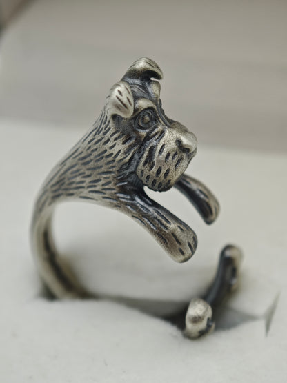 Schnauzer Wrap Ring