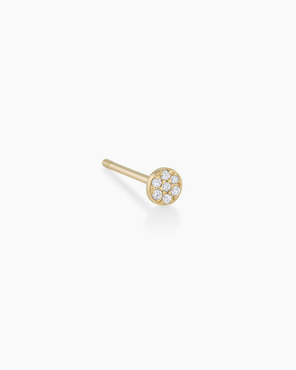 Diamond Pavé Single Stud