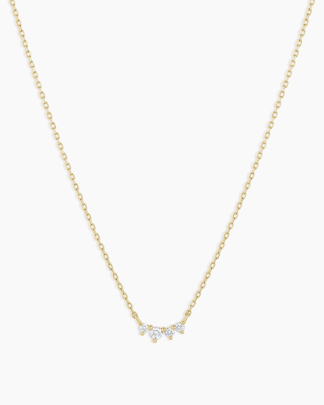 Diamond Cluster Necklace