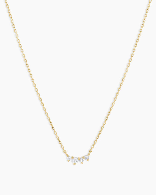 Diamond Cluster Necklace