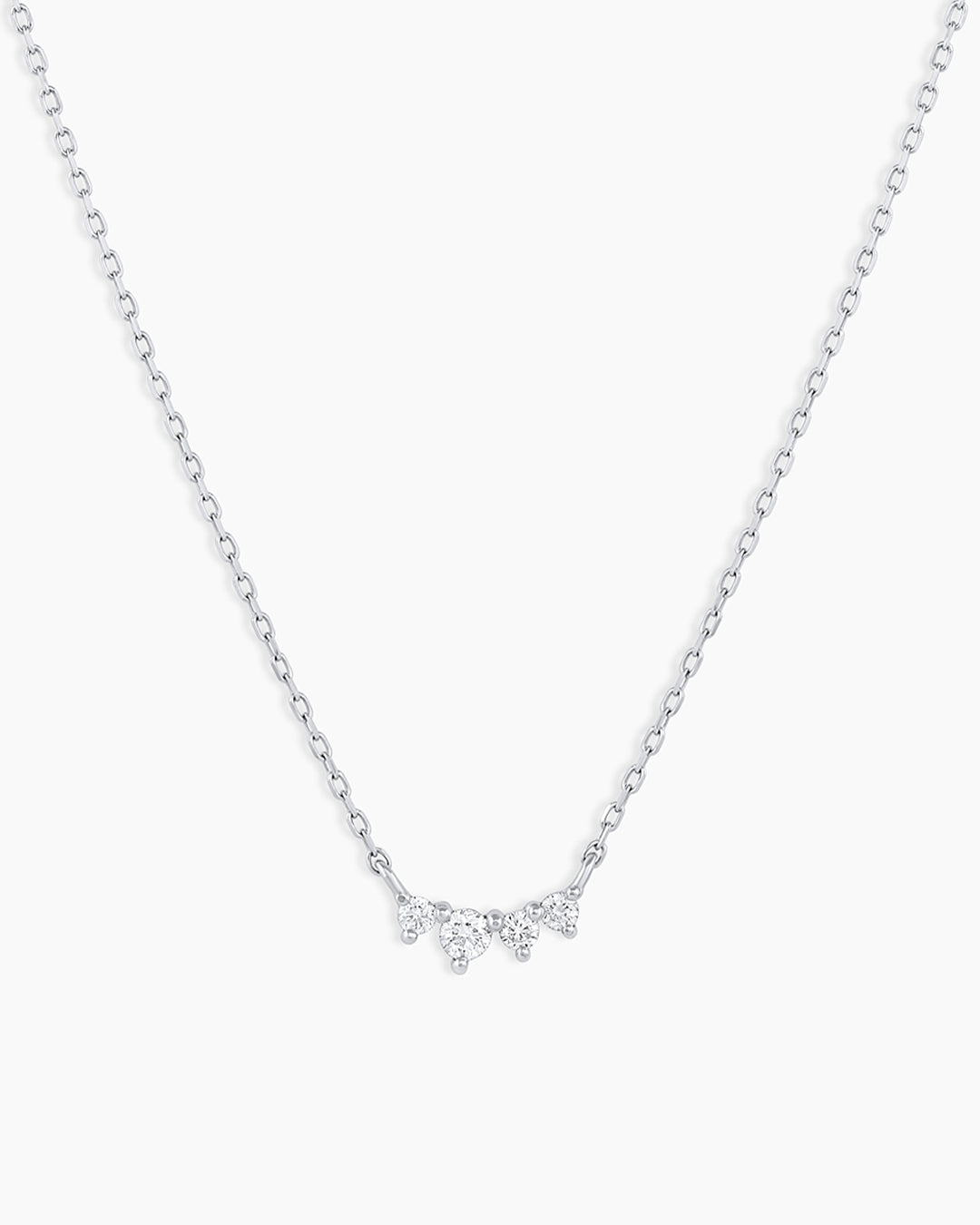 Diamond Cluster Necklace