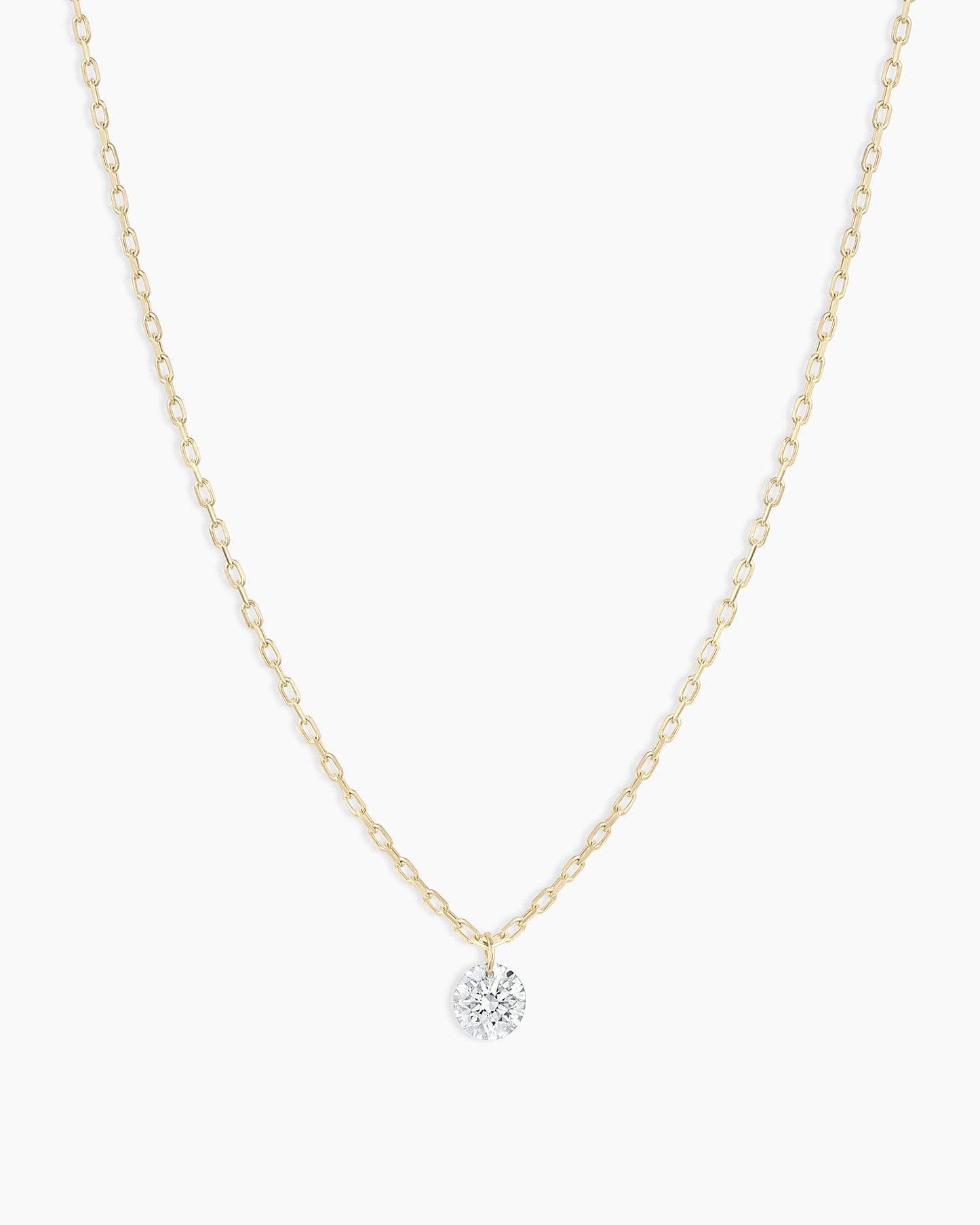 Floating Diamond Necklace