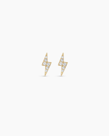 Diamond Lightning Studs