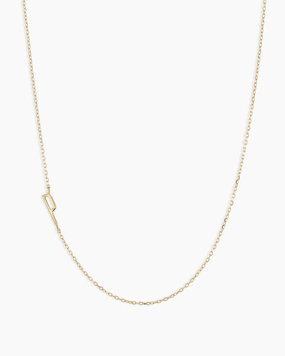 14k Gold Alphabet Necklace