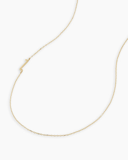 14k Gold Alphabet Necklace