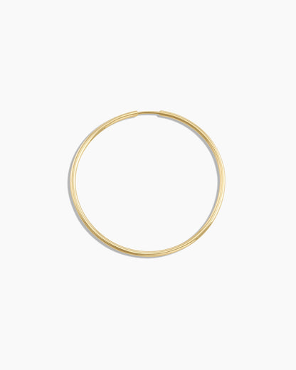 14k Gold Classic Single Hoop