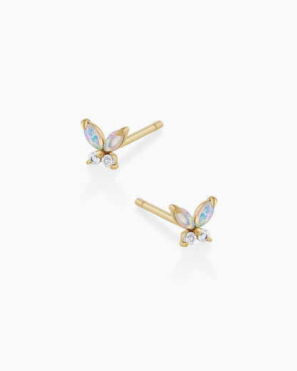 Opal Butterfly Studs