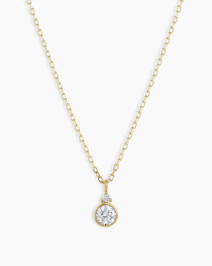 14k Gold Birthstone Necklace