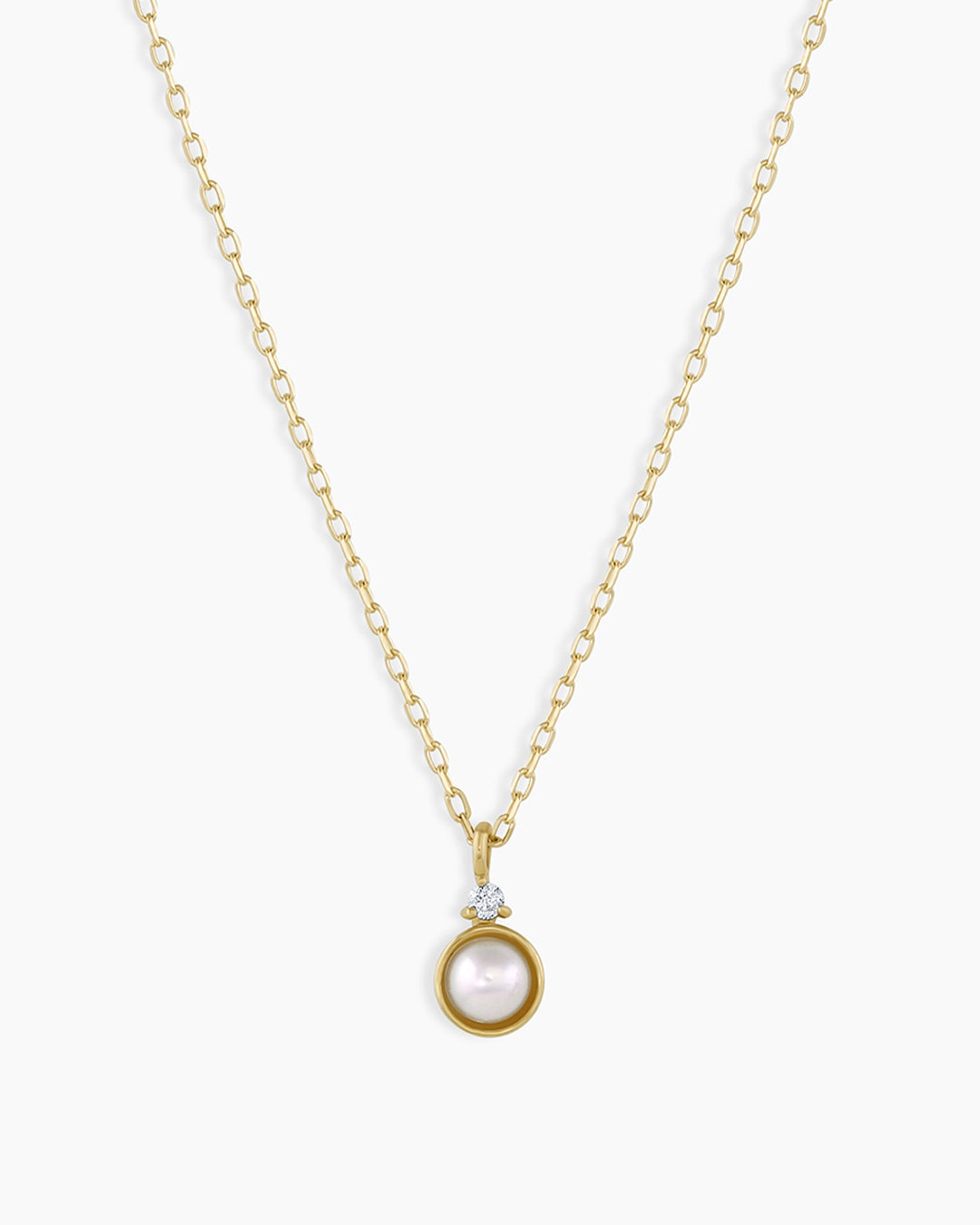 14k Gold Birthstone Necklace