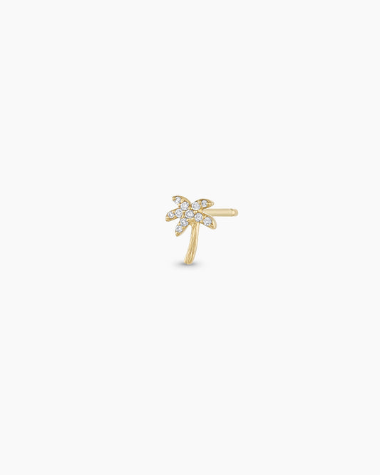 Diamond Palm Single Stud