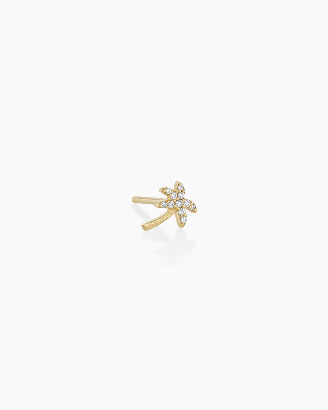 Diamond Palm Single Stud