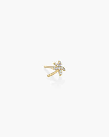 Diamond Palm Single Stud