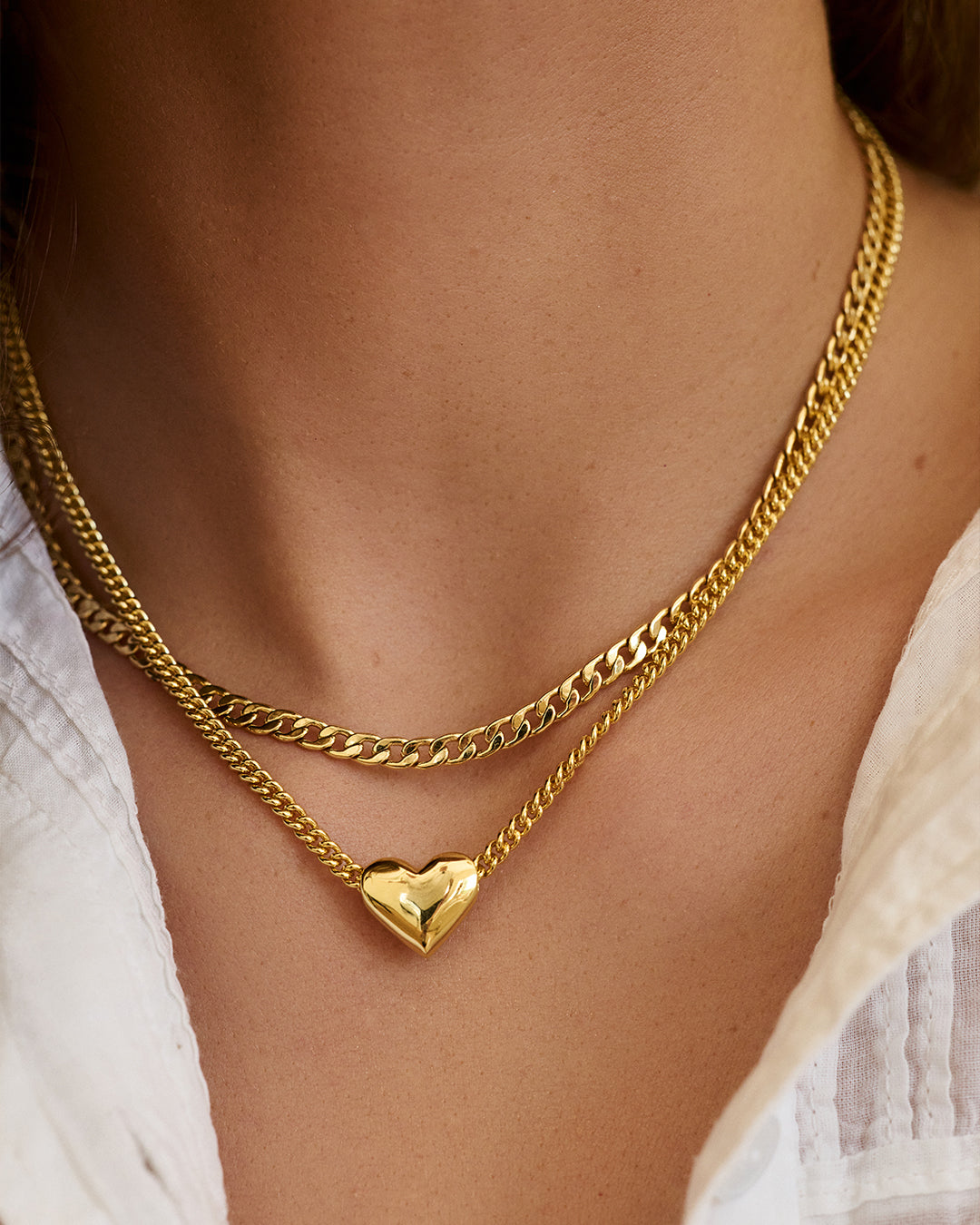 Lou Helium Heart Necklace