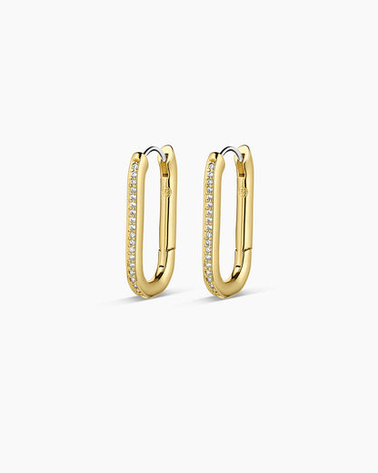 Zoey Shimmer Hoops