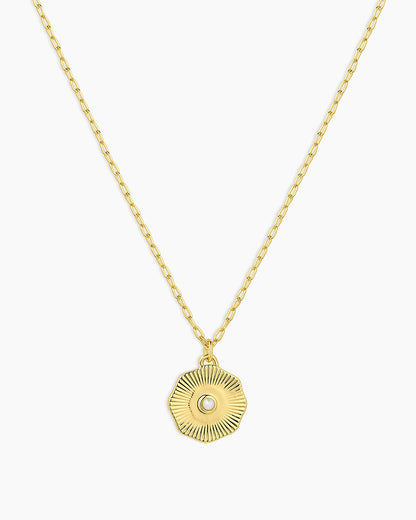 Birthstone Coin Necklace