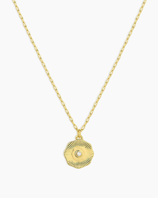 Birthstone Coin Necklace