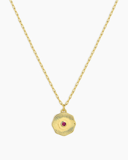 Birthstone Coin Necklace