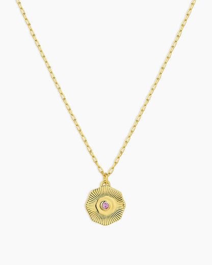 Birthstone Coin Necklace