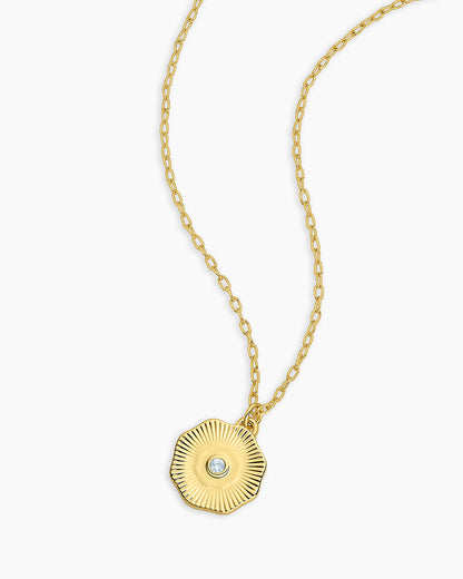 Birthstone Coin Necklace