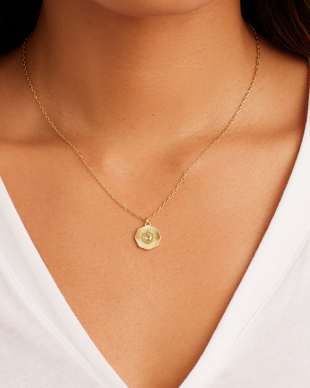 Birthstone Coin Necklace