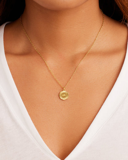 Birthstone Coin Necklace