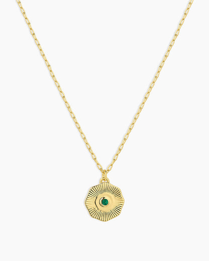 Birthstone Coin Necklace