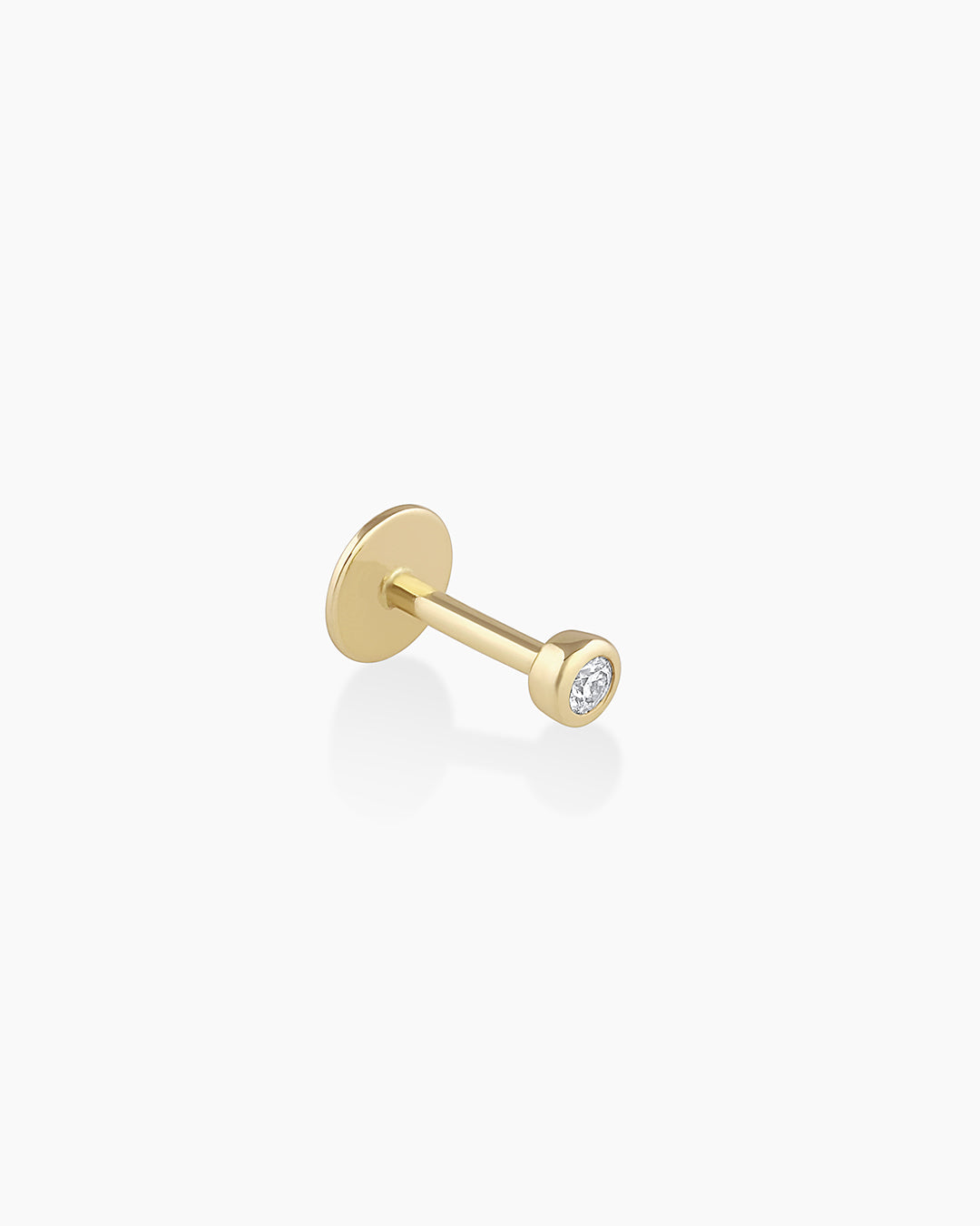 Classic Diamond Flat Back Single Stud