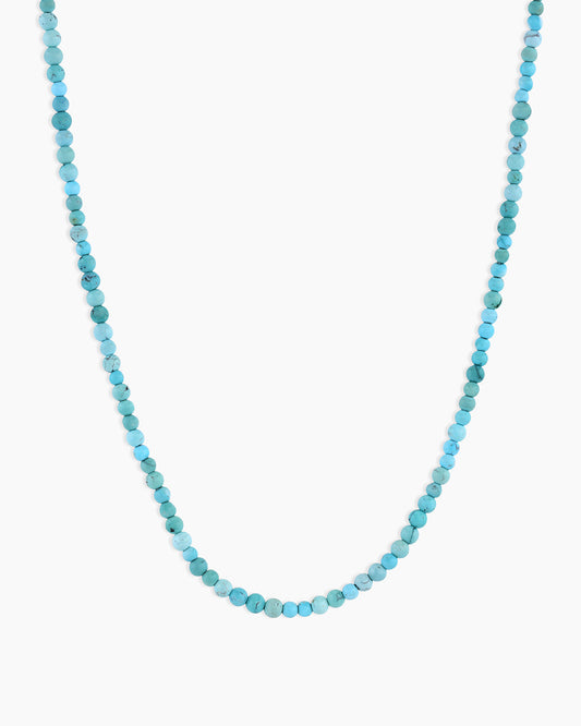 14k Gold Mini Turquoise Necklace