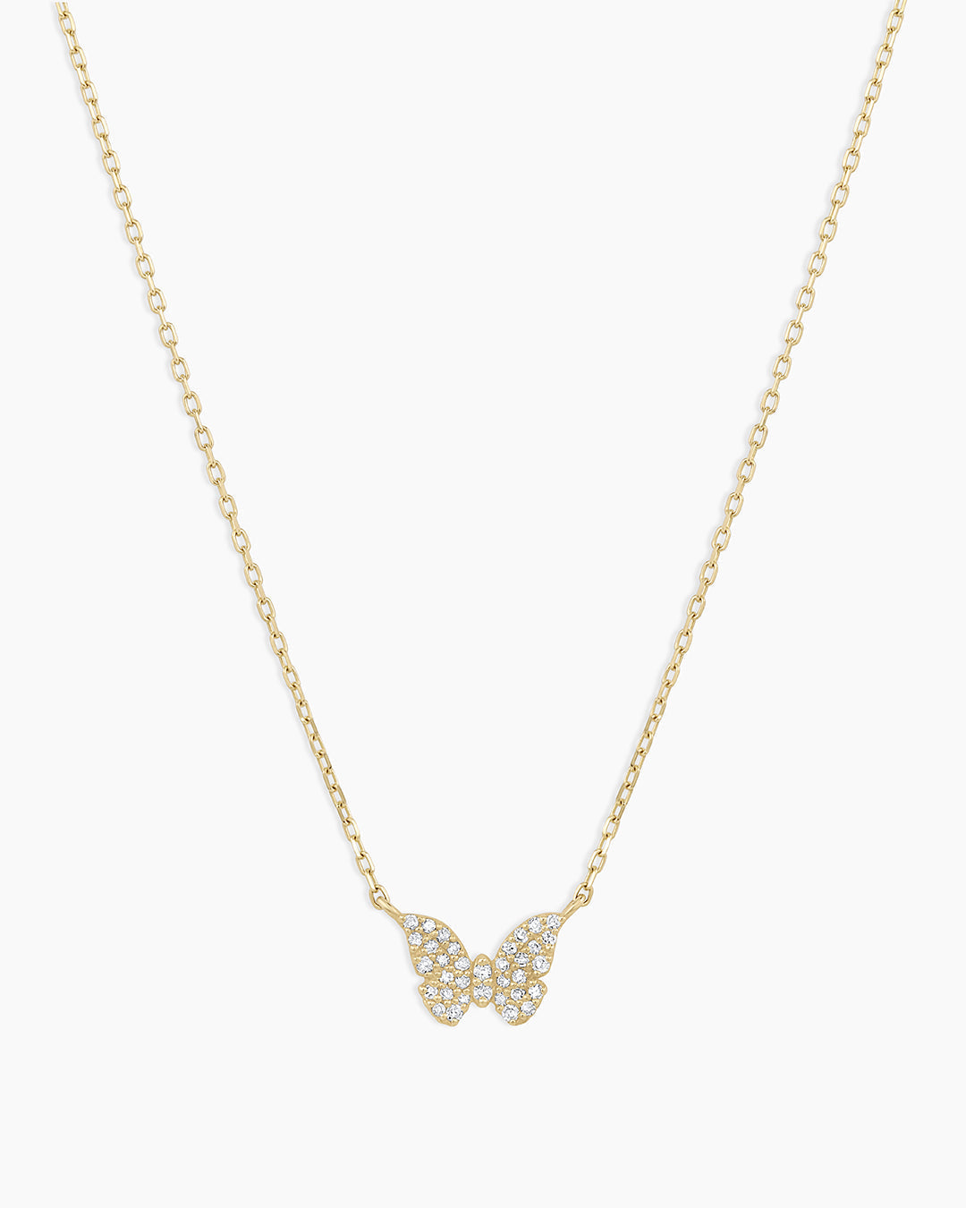 Diamond Butterfly Necklace