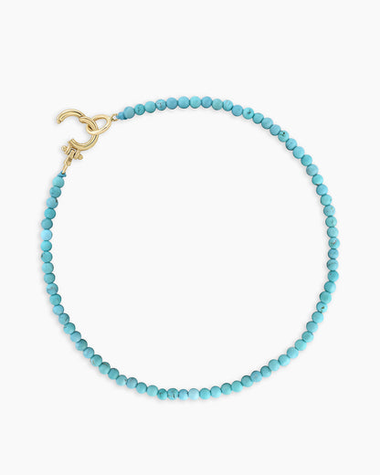 14k Gold Mini Turquoise Bracelet