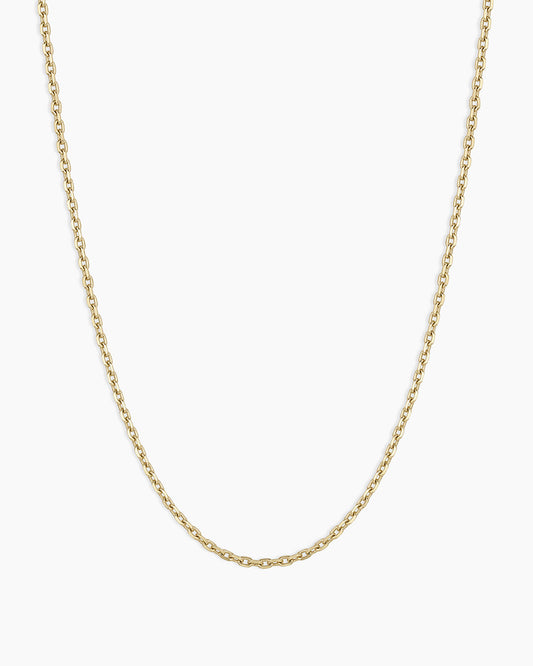 14k Gold Mini Link Necklace