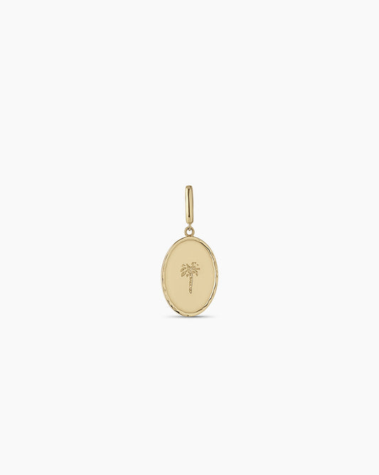 14k Gold Palm Charm