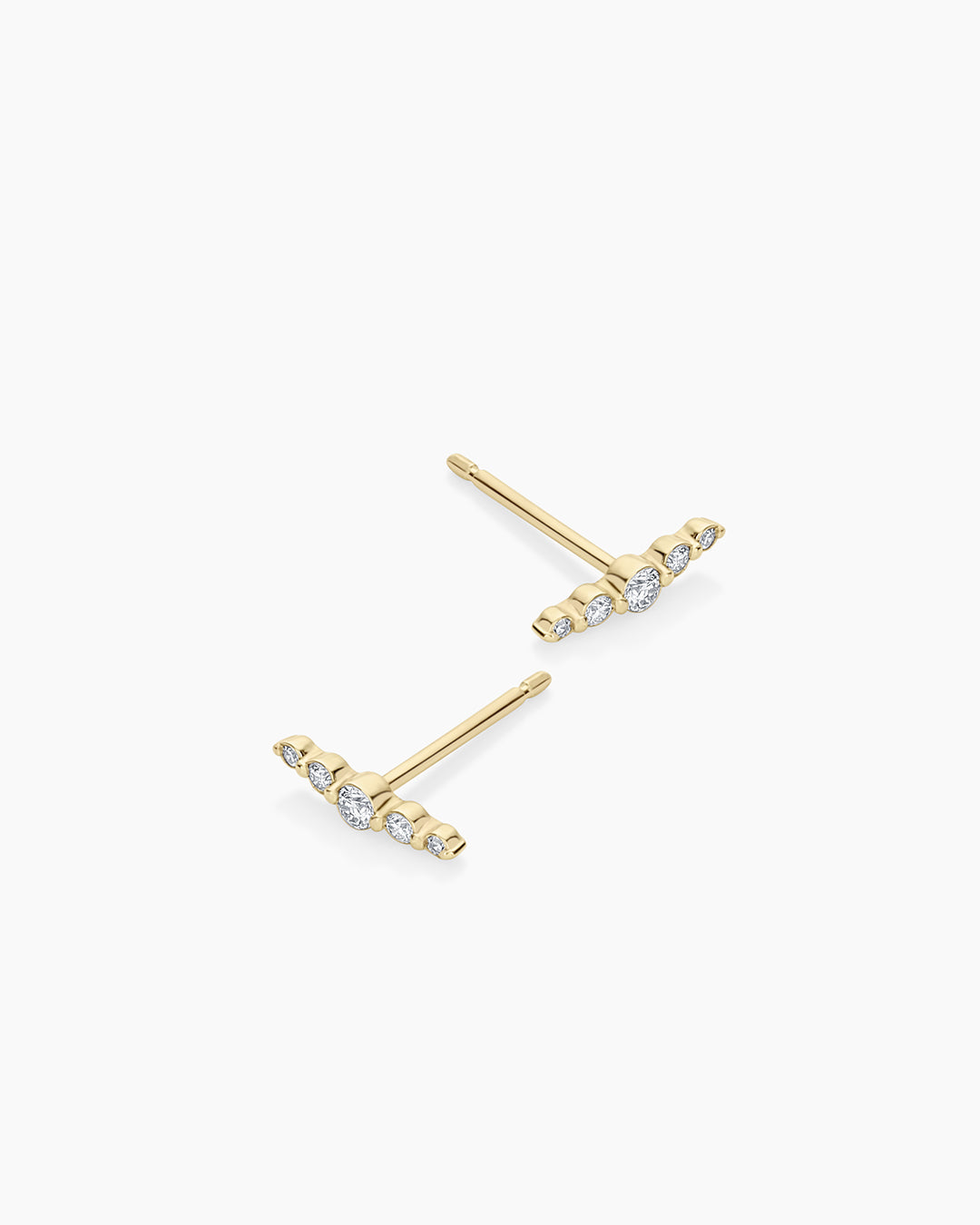 Elle Diamond Row Studs