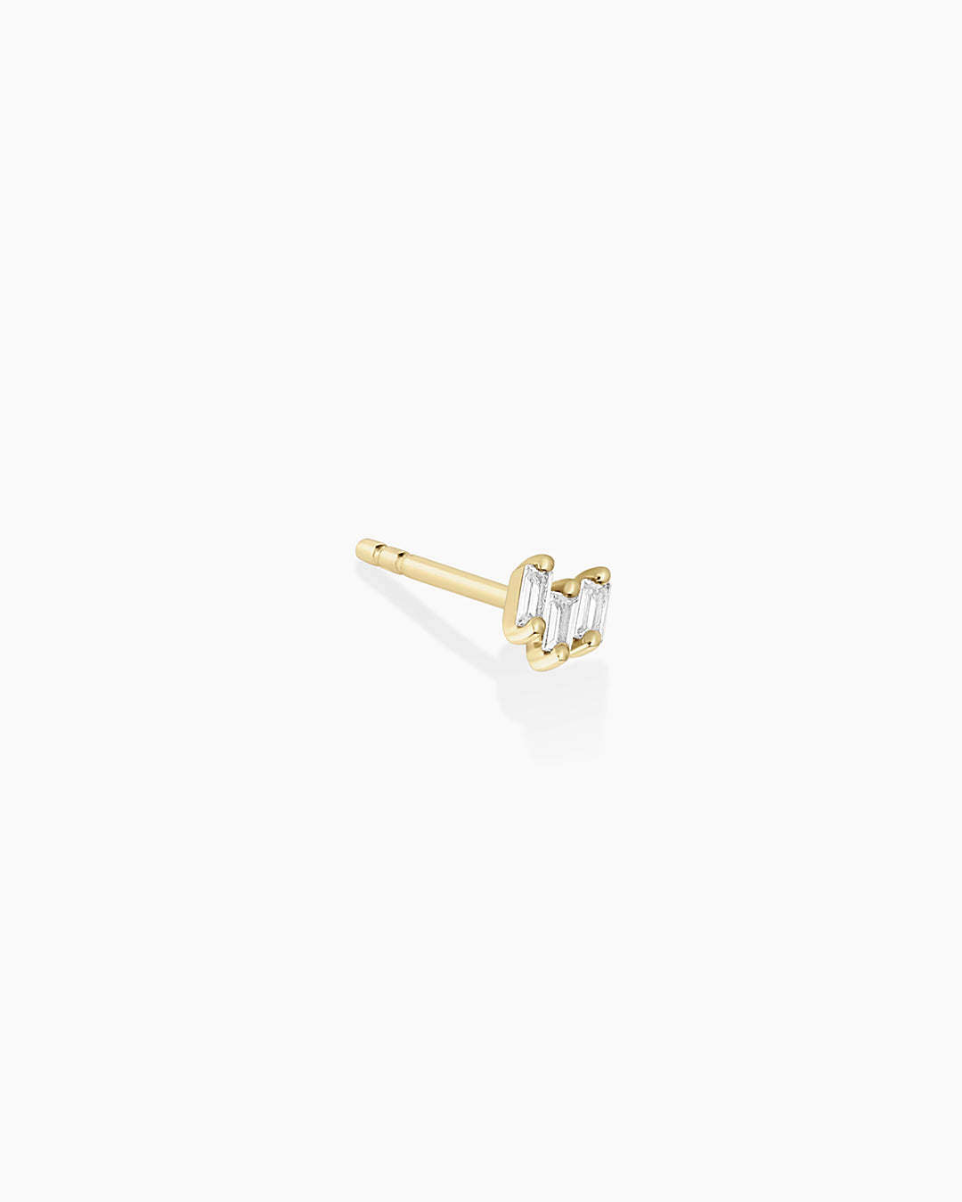 White Sapphire Amara Trio Single Stud