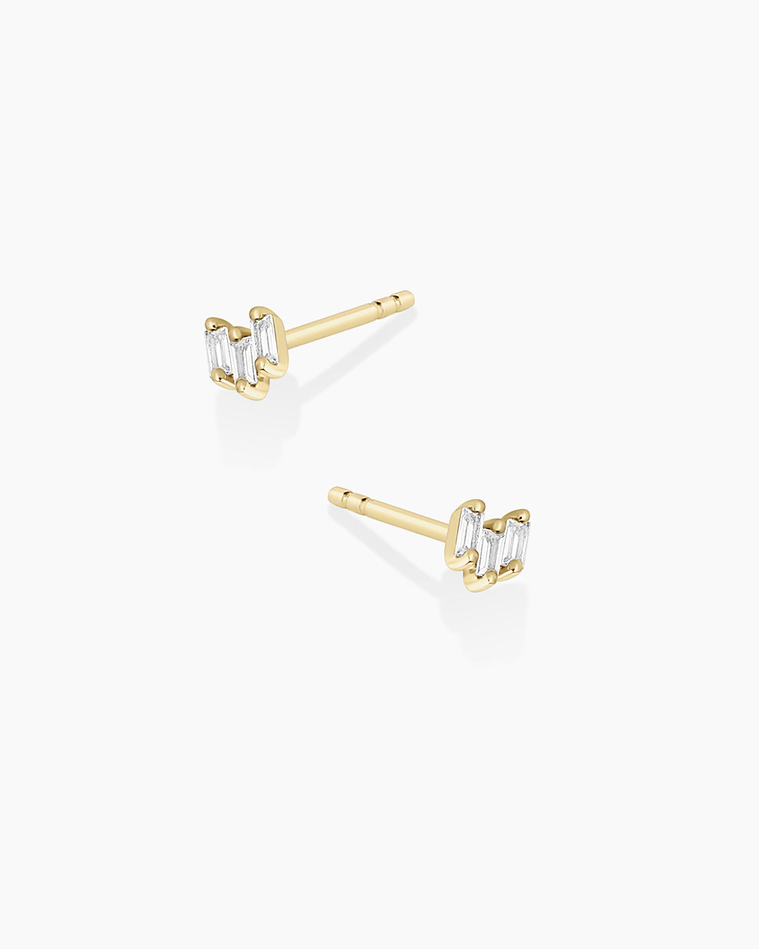 White Sapphire Amara Trio Studs