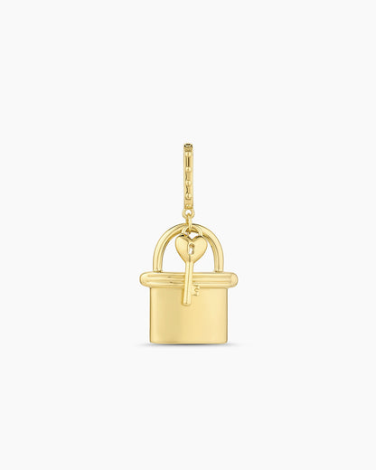 Lock & Key Statement Charm