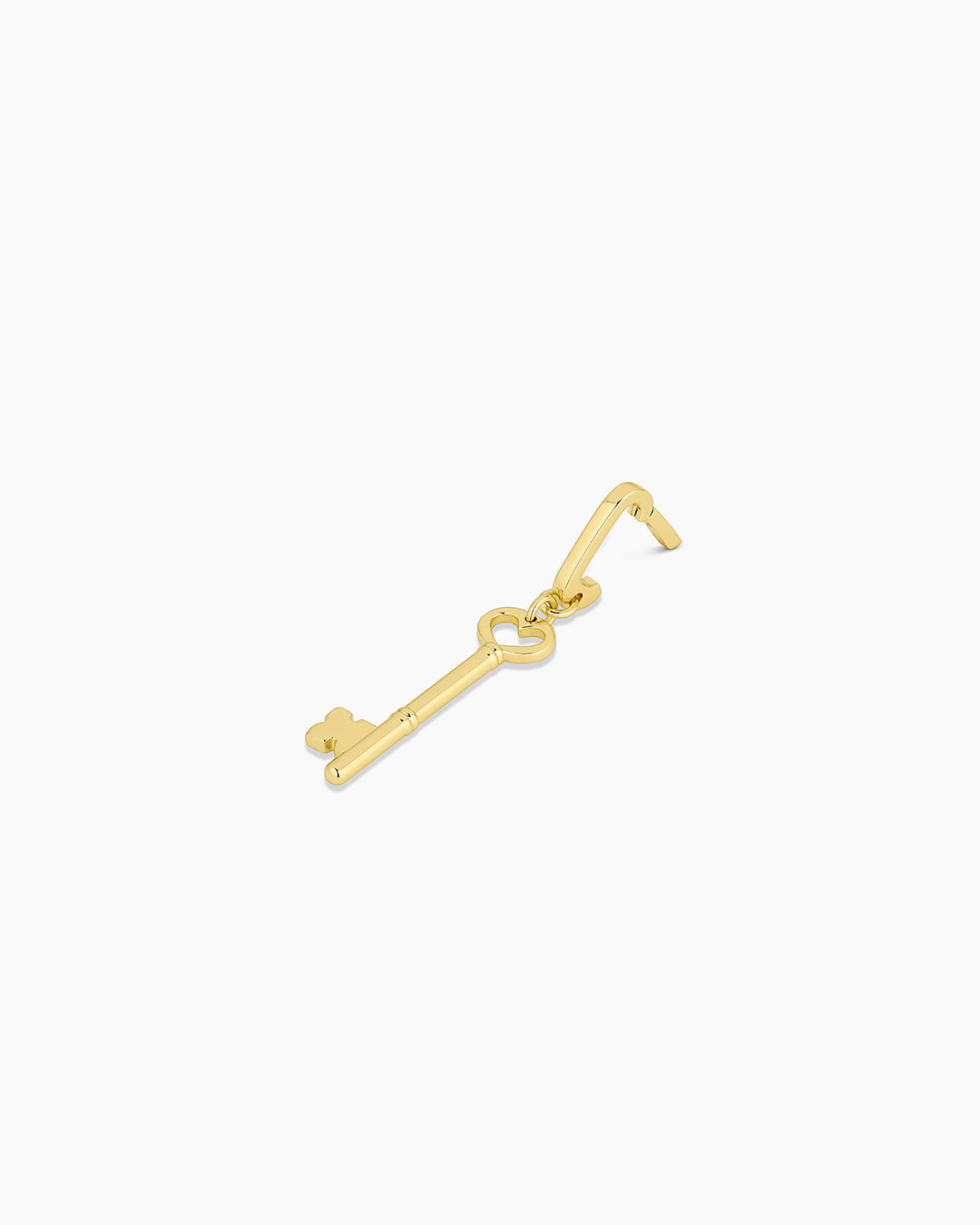 Heart Key Statement Charm