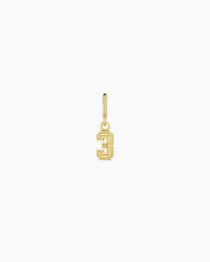 Varsity Numbers Parker Charm