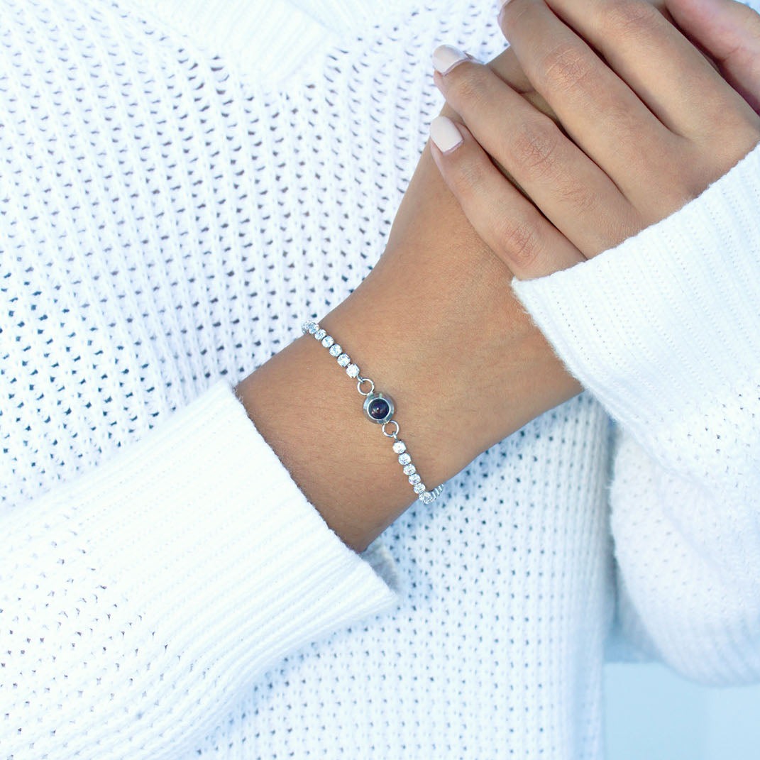 Special Diamond Tennis Projection Bracelet