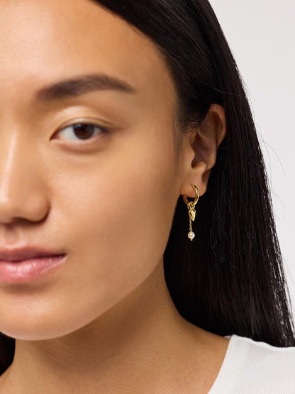 Gold Drop Earrings - Esther