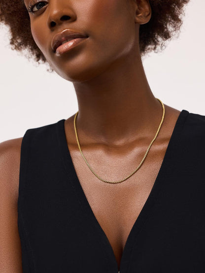 Soft Box Chain Necklace - Vero