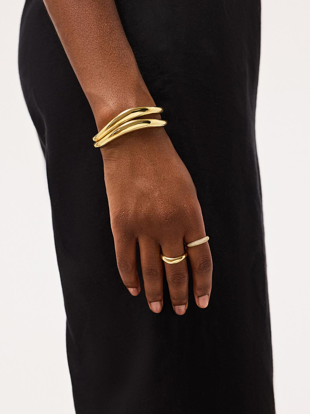 Gold Bangle Bracelet - Talia