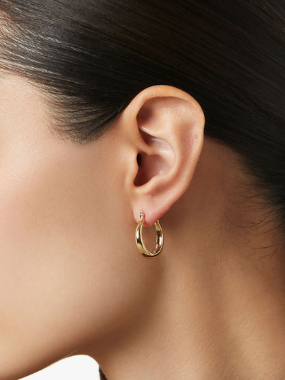 Endless Gold Hoop Earrings - Venus