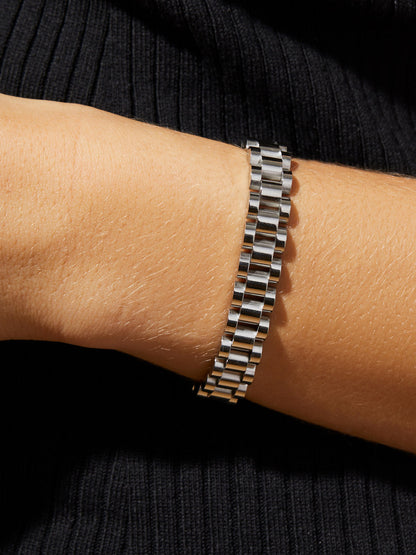 Watch Strap Bracelet - Ora Silver