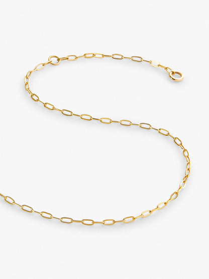 Gold Chain Bracelet - Gold Paperclip Bracelet