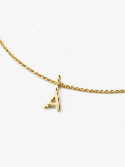 Gold Pendant - Gold Letter Charm